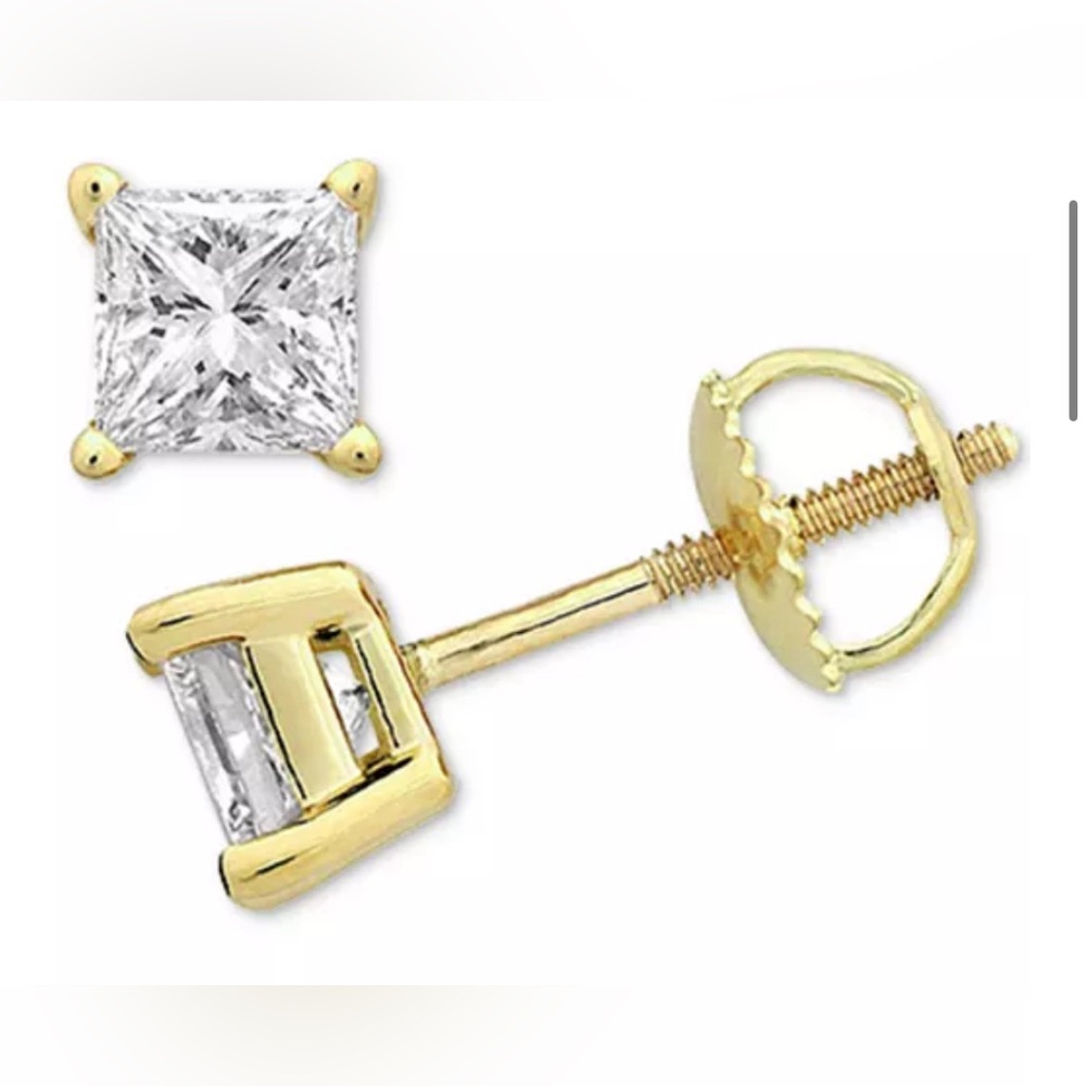 Diamond Stud Earrings